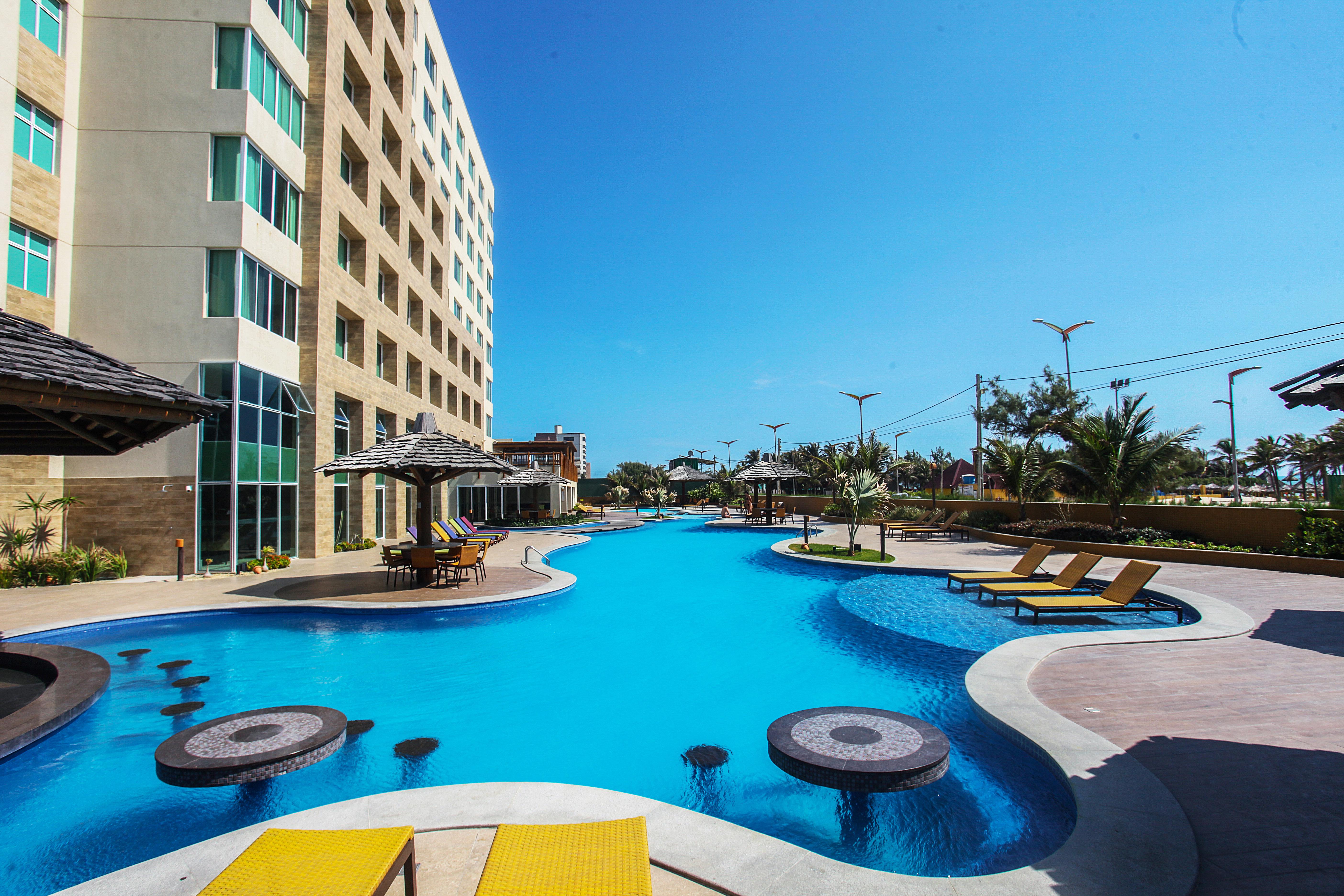 Gran Mareiro Hotel Fortaleza  Luaran gambar The swimming pool at the hotel