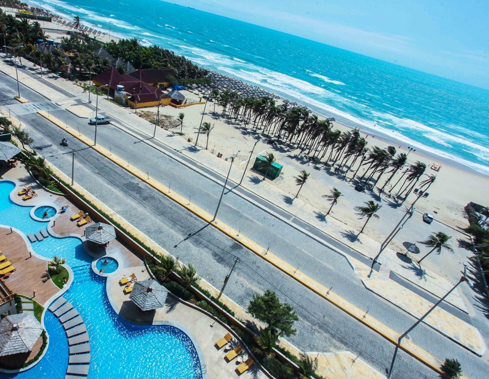 Gran Mareiro Hotel Fortaleza  Luaran gambar Aerial view of the boardwalk